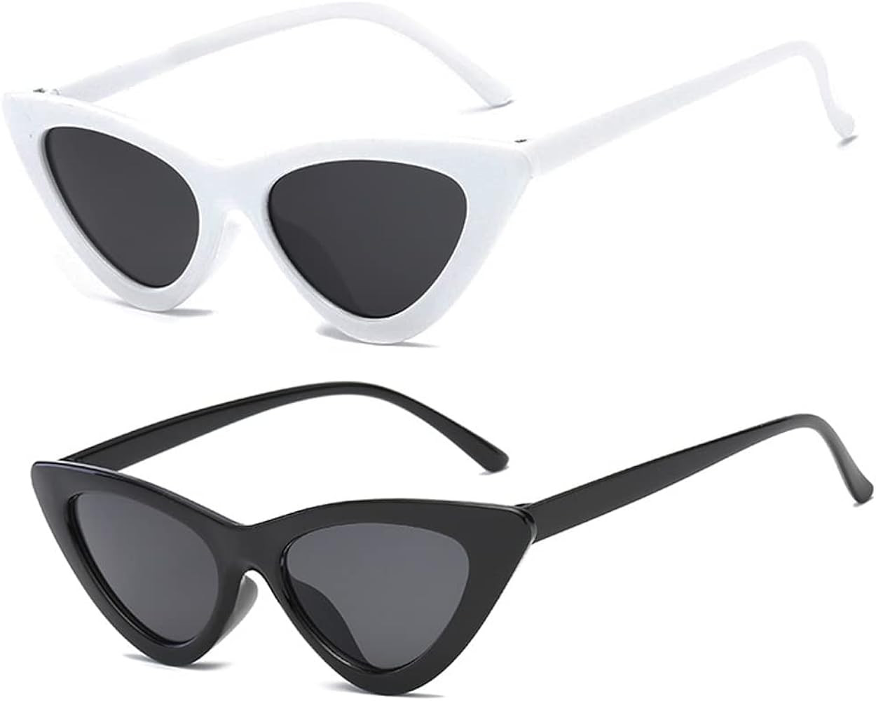 Retro Vintage Narrow Cat Eye Sunglasses for Women Clout Goggles women sunglasses for Holiday beac... | Amazon (US)