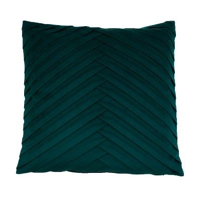 James Pleated Velvet Throw Pillow - Decor Therapy | Target