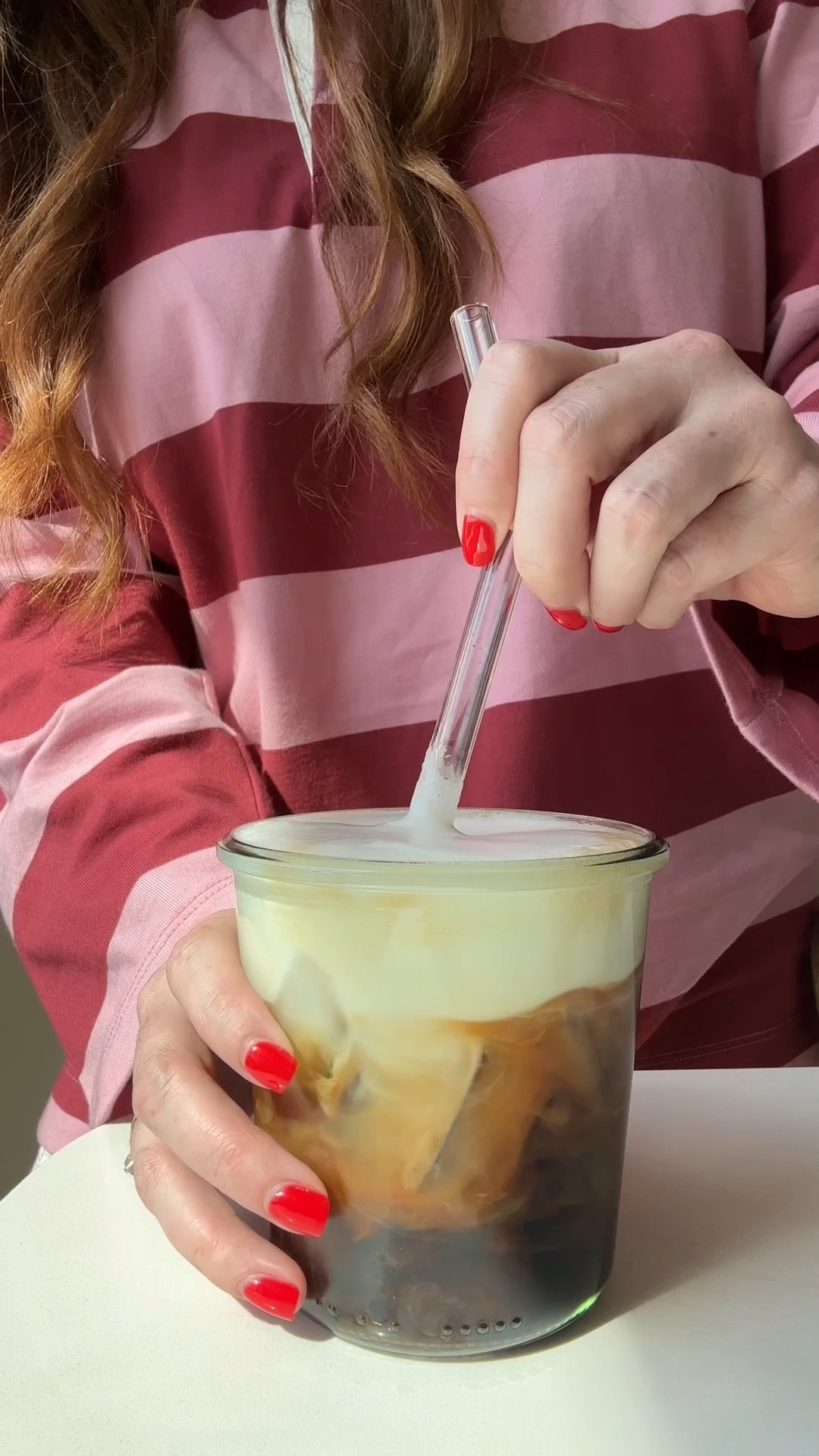 Morning routine in my favourite pink rugby shirt from Old Navy (I’m wearing a size M and it fits oversized, and it’s on sale right now!) ☕️ I’ve been loving at-home lattes with my Breville coffee maker, espresso shot glasses, and a hand milk frother. I always mix coffees in my Weck jars — they’re perfect for everyday kitchen storage too. Easy, cozy, and so much better than a coffee shop run.

pink rugby shirt outfit, Old Navy rugby shirt on sale, at-home coffee essentials, Breville coffee maker, milk frother, espresso shot glass, kitchen storage jars, Weck jars



#LTKmidsize #LTKsummer #LTKcanada