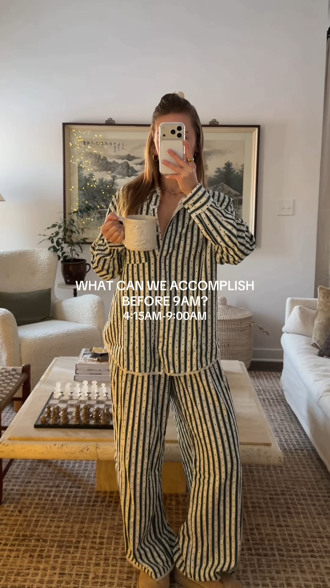 12/16/25 my 4 a.m. morning routine — the quiet, cozy hours before the world wakes up. I’m linking my Aerie pajamas and loungewear sets, my Hatch alarm clock, my Piglet in Bed striped housecoat, my Omnilux LED red light mask, and our Lola blankets that make these early mornings feel extra comforting. I’m also linking my workout set of the day from Set Active with my Nike sneakers, our Amazon linen shades and curtains, my pour-over coffee maker, and the outfit of the day I just shared — the Abercrombie jacket with my Mother jeans and all the details that take me from slow morning rituals into the rest of the day.

#LTKdayinmylife #LTKmorningroutine #LTKHoliday