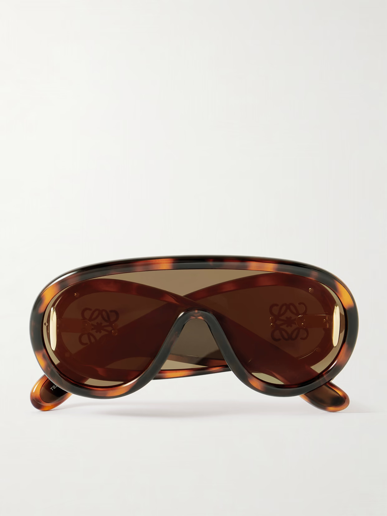 Loewe - Wave Mask Oversized Aviator-style Tortoiseshell Acetate Sunglasses - One size | NET-A-PORTER (UK & EU)