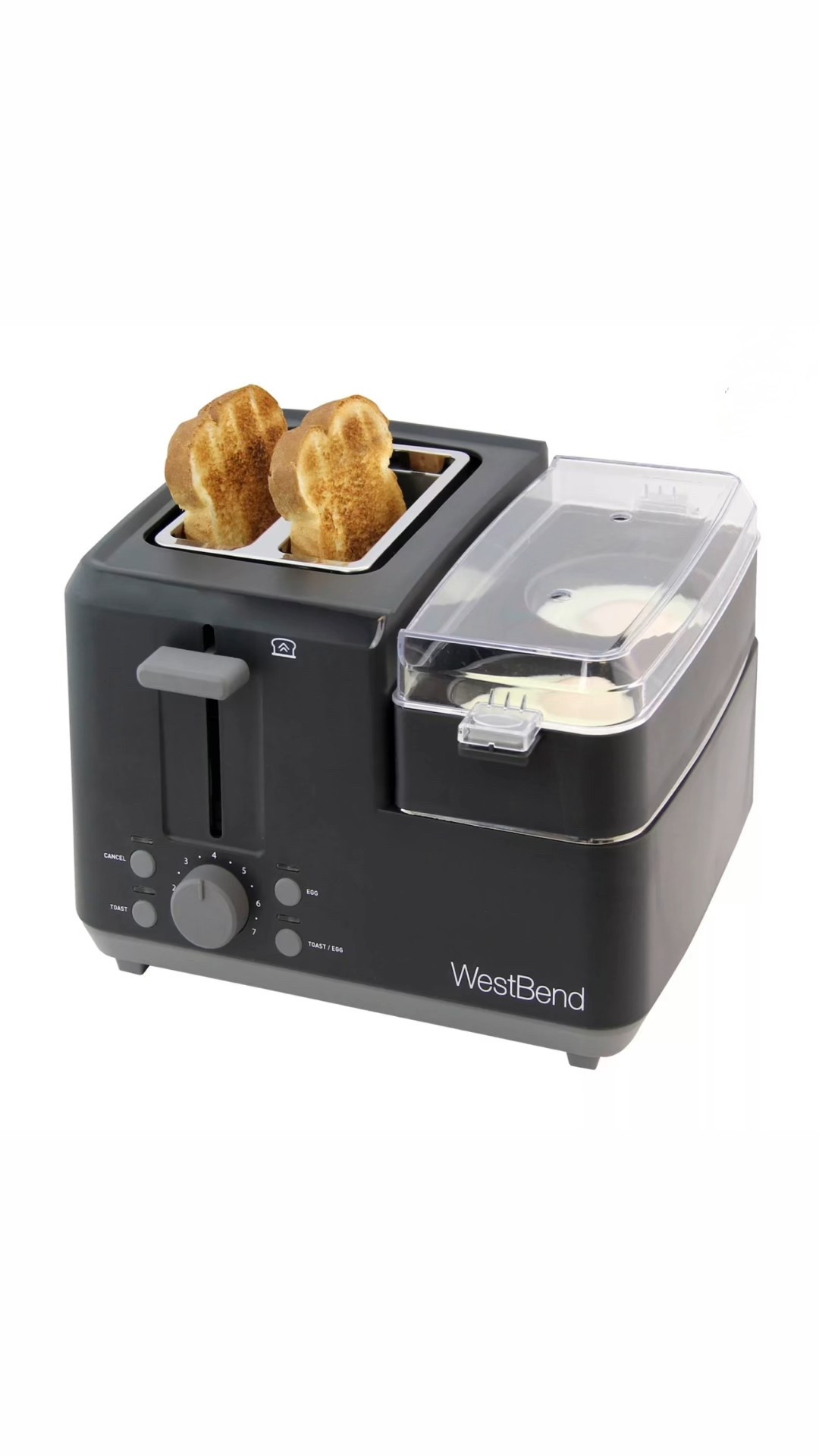 Meet the countertop multitasker that makes mornings easy. The West Bend Breakfast Station lets you toast bread or bagels while boiling, poaching, or scrambling eggs at the same time. The built in warming tray heats precooked meats or veggies so your entire breakfast finishes together. Perfect for busy mornings, small kitchens, or anyone who loves a hot breakfast without juggling multiple appliances 

#LTKHome #LTKfoodie