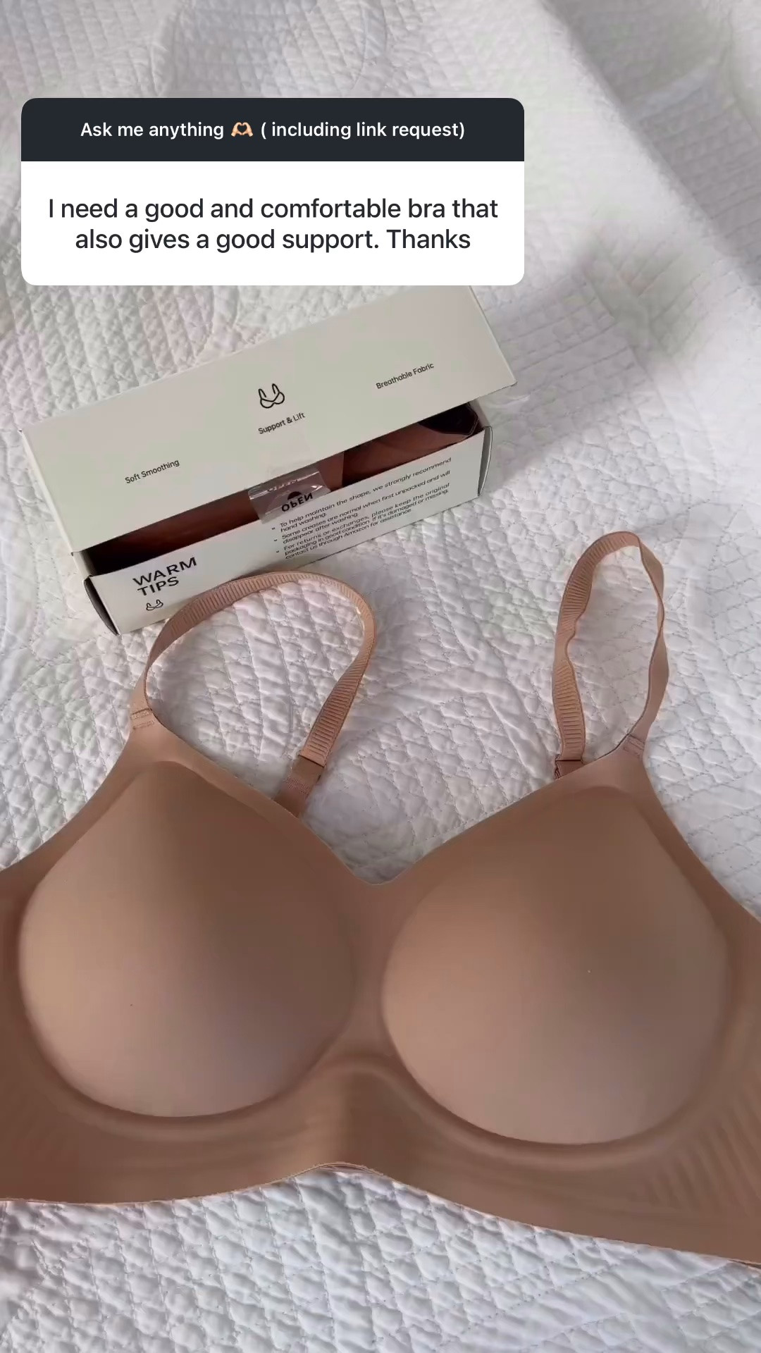 This bra is amazing!! It has good support, seamless, and very comfortable

#LTKU #LTKSeasonal #LTKootd