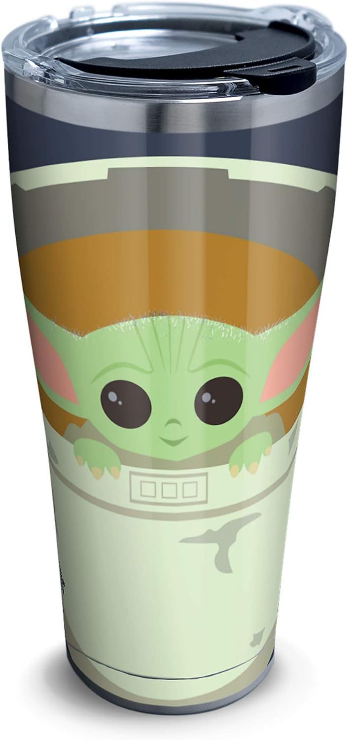 Tervis Star Wars - The Mandalorian Insulated Tumbler, 30oz - Stainless Steel, Child in Carrier | Amazon (US)