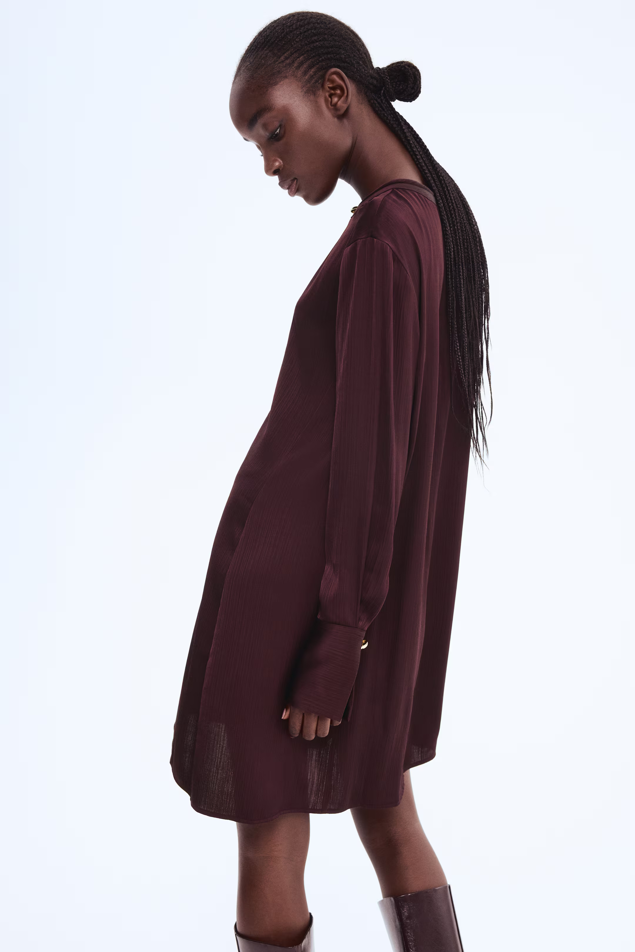 Tunic Dress - Black - Ladies | H&M US | H&M (US + CA)