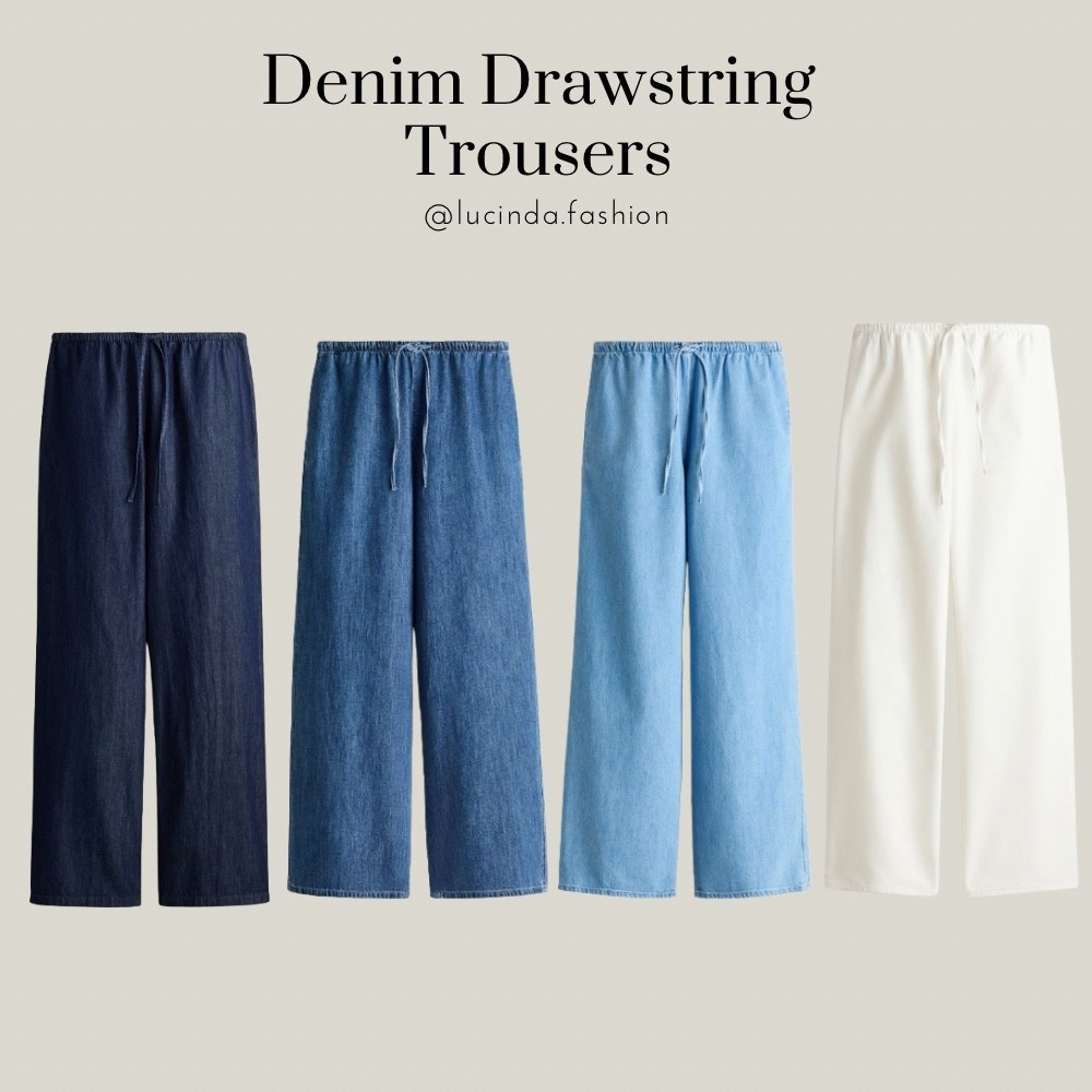 H&M Denim drawstring trousers 🤍

These are gorgeous trousers they are so comfortable and I love they have a draw string waist ✨

Denim trousers 



#LTKwinter #LTKuk #LTKeurope