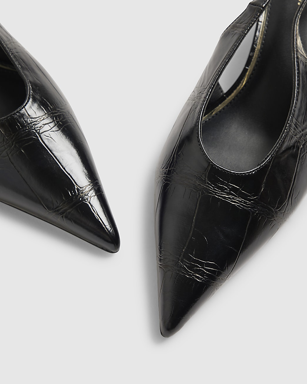 Black Point Slingback Court Heels | River Island UK & IE