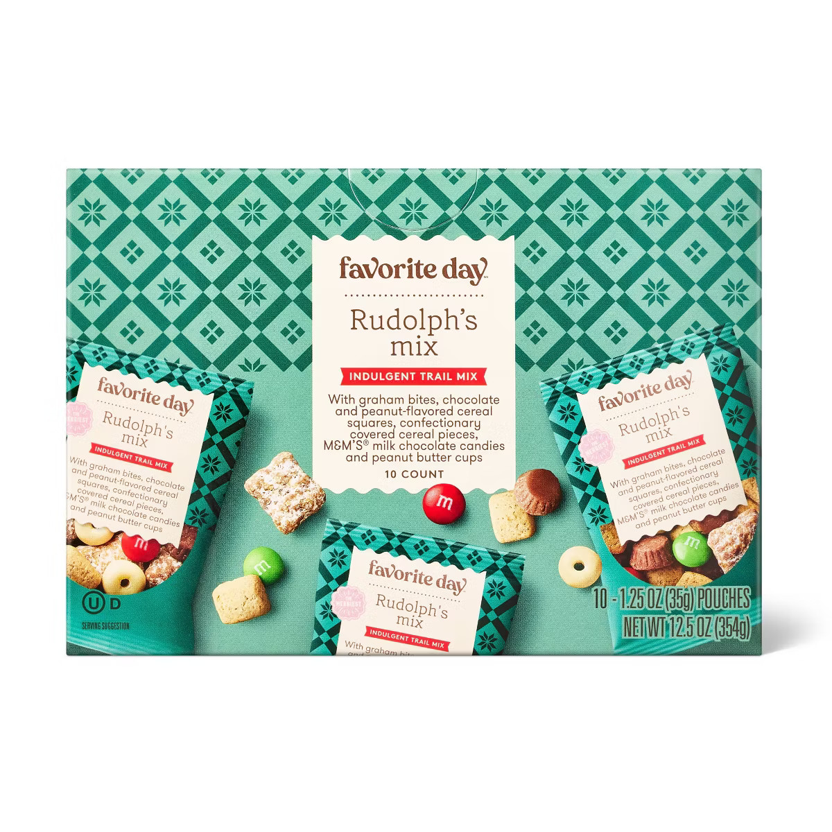 Christmas Rudolph's Snack Mix Multipack - 12.5oz - Favorite Day™ | Target
