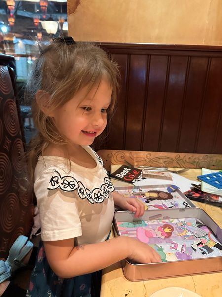 This magnetic doll dress up kept Harper busy while we waited for our food! 🙌🏻🙌🏻

#LTKGiftGuide #LTKfamily #LTKkids