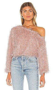 Lovers + Friends Rodeo Drive Sweater in Blush Pink from Revolve.com | Revolve Clothing (Global)