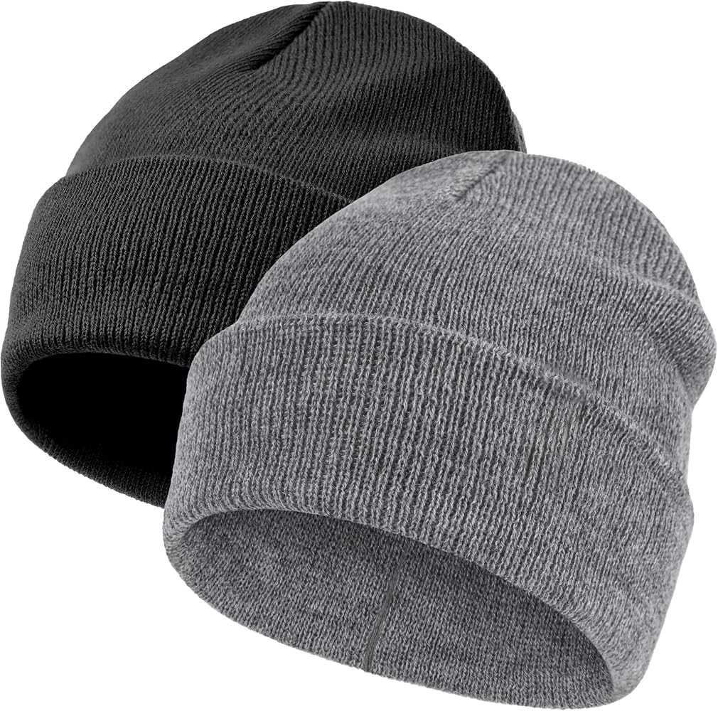 vidsel 100% Cotton Toddler Beanie Hats for Baby Boys Girls Kids Infant Winter Hat Soft Warm Knit ... | Amazon (US)