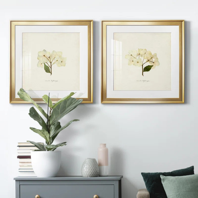 " Cornales Hydrangea I " 2 - Pieces | Wayfair North America