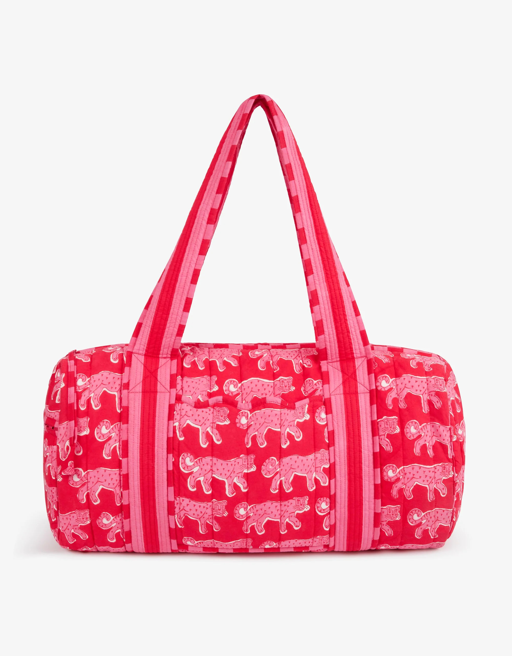 Crimson Leopard Weekend Bag | Pink City Prints UK