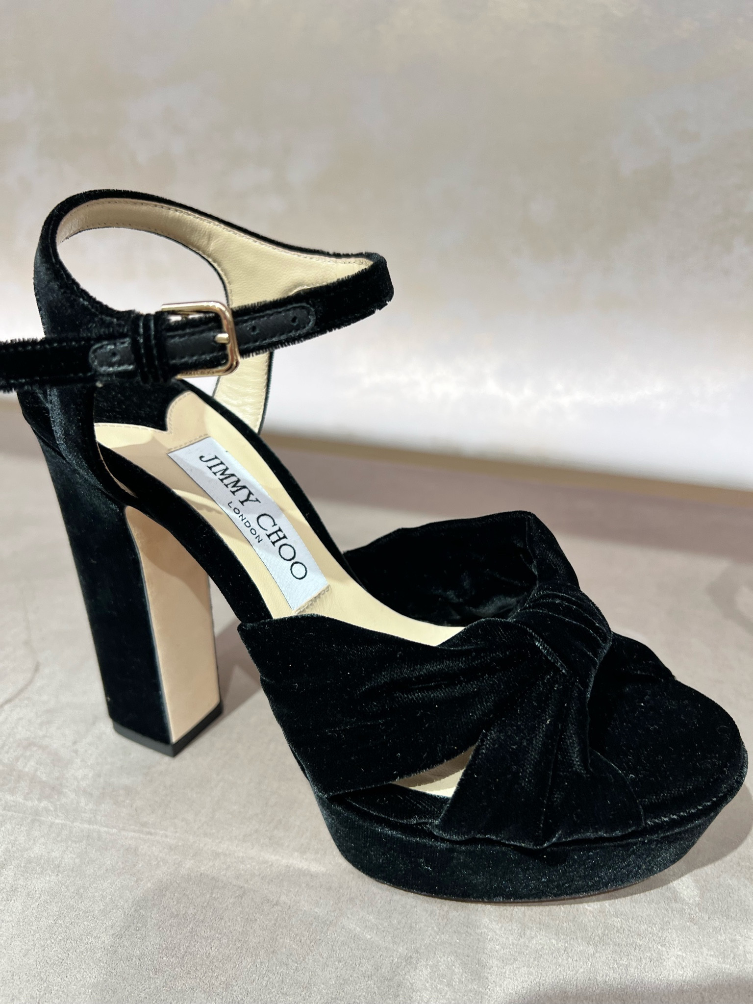 Jimmy Choo velvet Heloise 120. Perfect for the holidays and festive parties and occasions! Available in several fall colors! TTS.

#LTKstyletip #LTKshoecrush #LTKparties