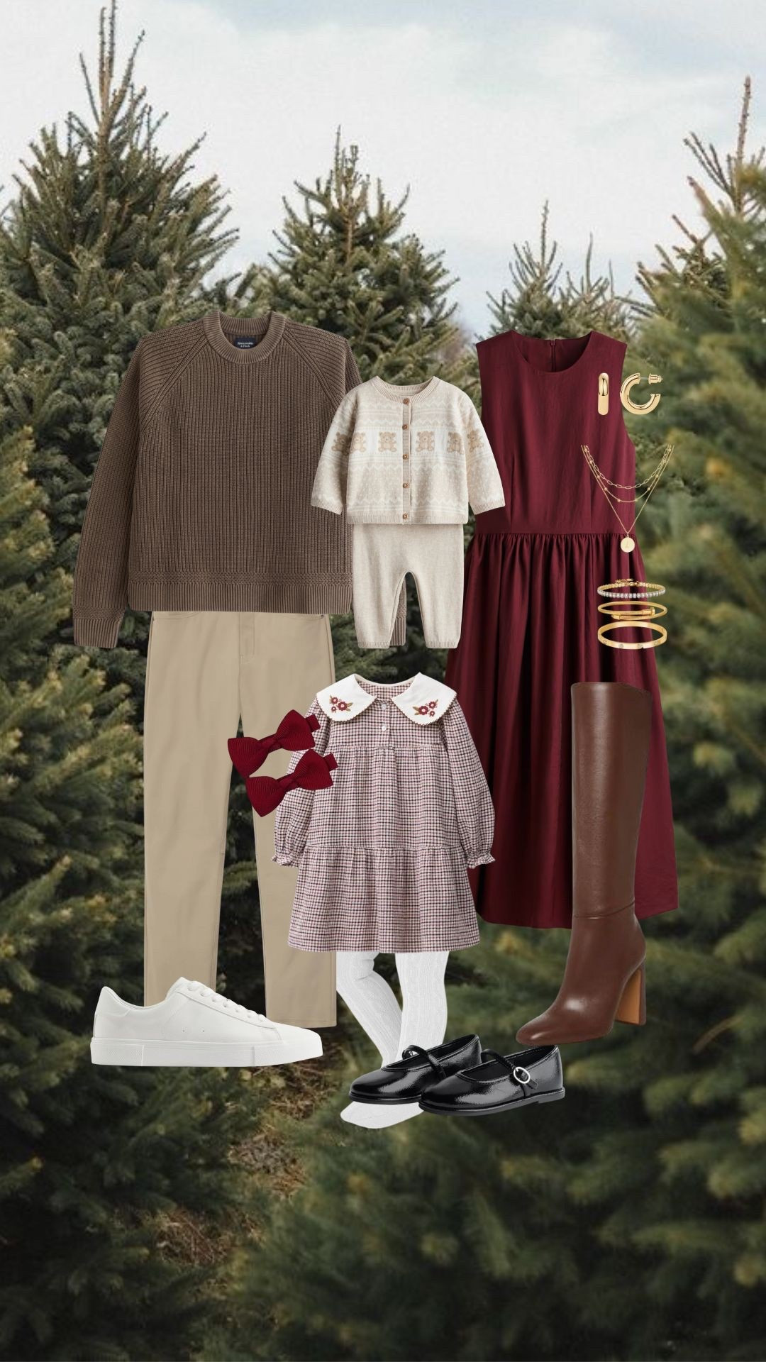 Holidays family photos outfits 