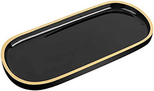Emibele Jewelry Organizer Oval Resin Tray, Bathroom Kitchen Dresser Vanity Tray Jewelry Dish Ring... | Amazon (US)