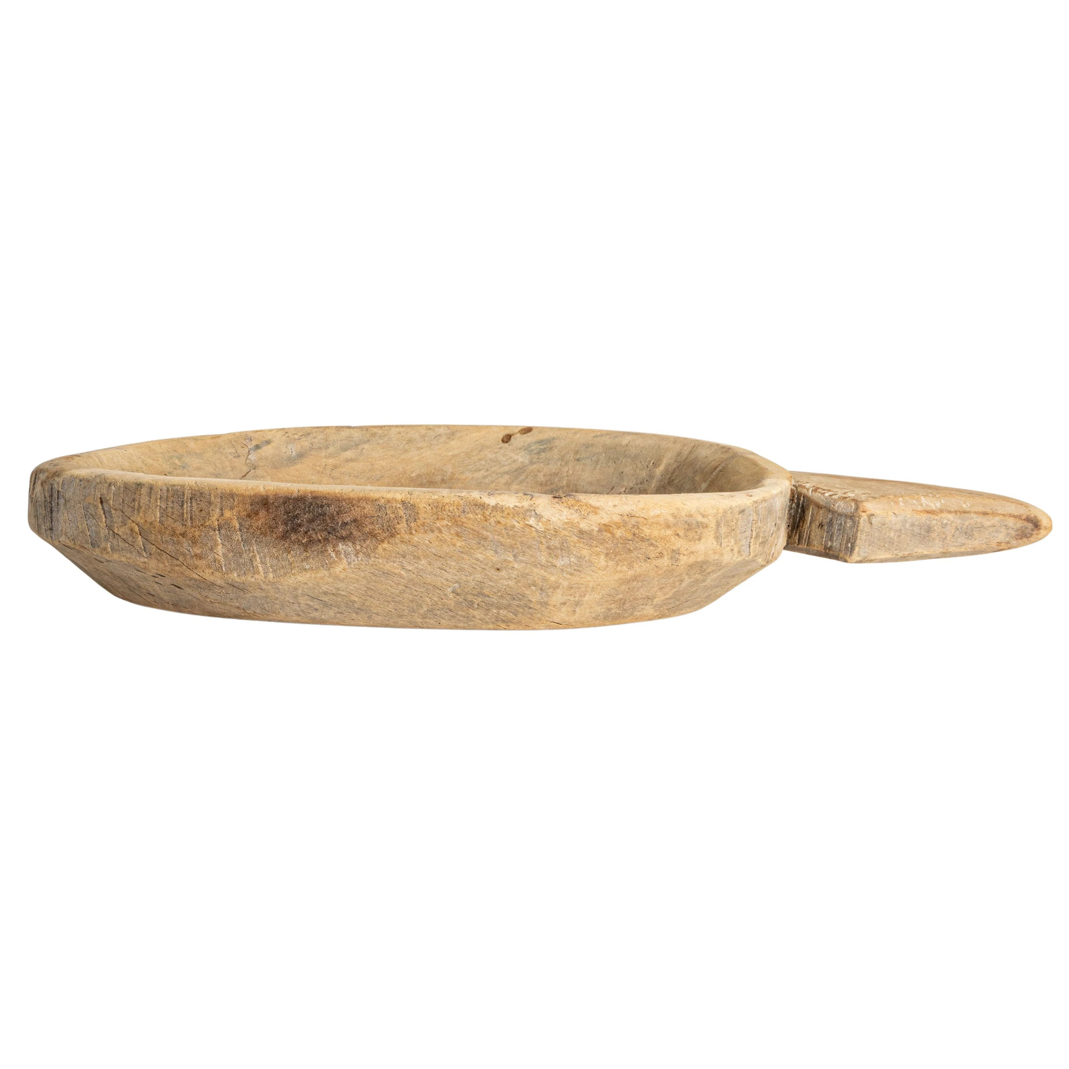 Loon Peak® Rustic Reclaimed Wood Bowl With Handles | Wayfair | Wayfair North America