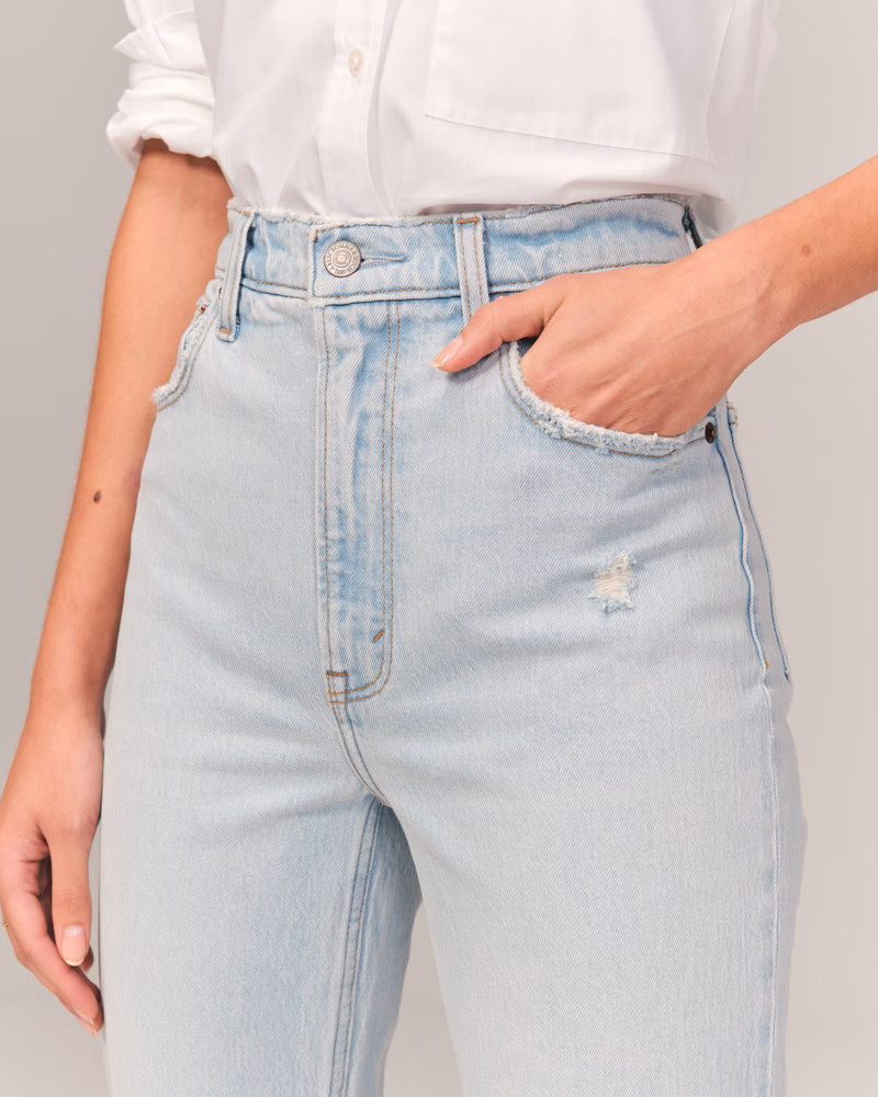 Ultra High Rise 90s Straight Jean | Abercrombie & Fitch (US)