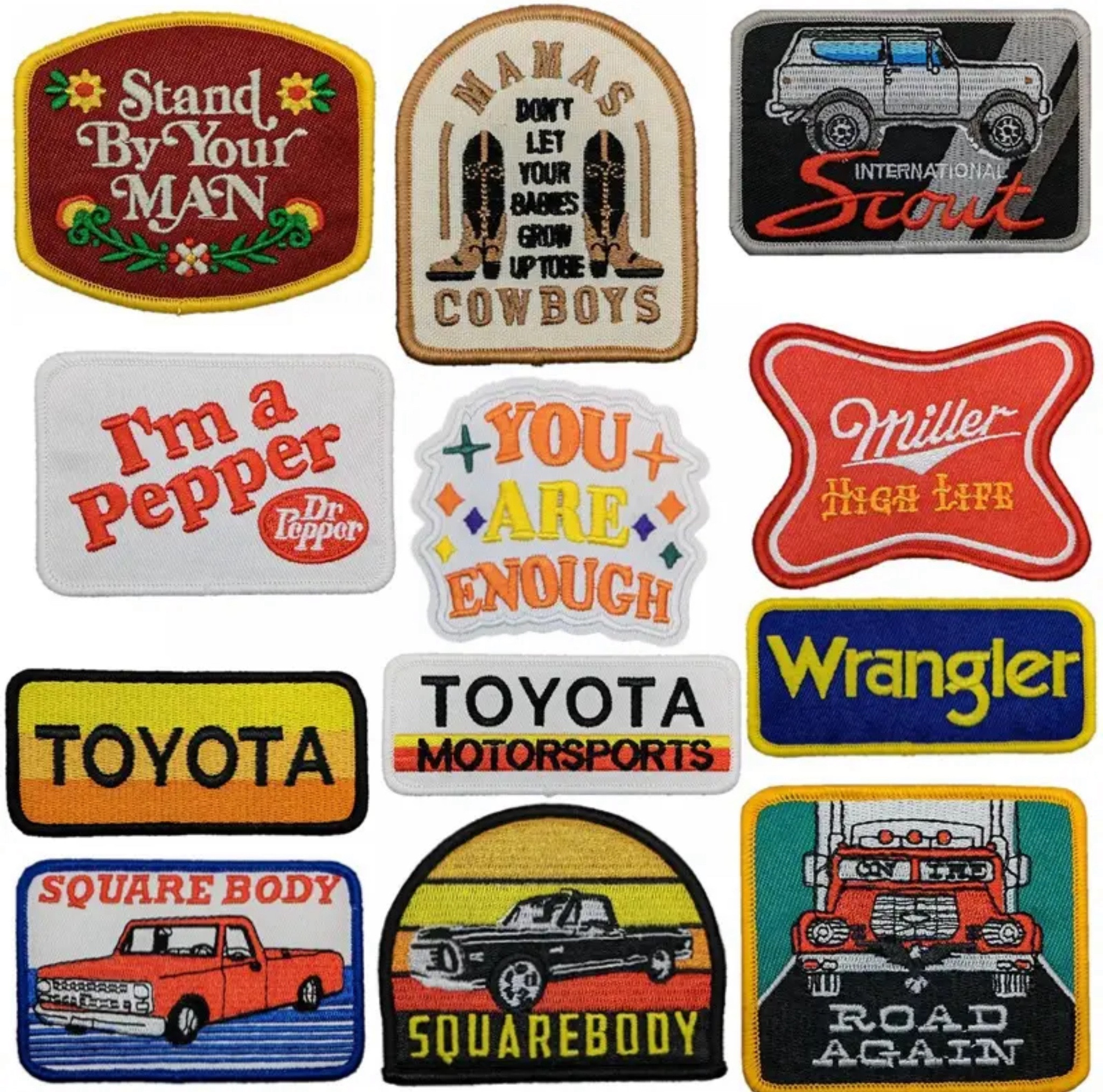 Trucker Hat Bar - hard to find branded patches. 

#LTKfindsunder50