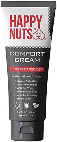 Happy Nuts Comfort Cream | Deodorant For Men | Anti-Chafing, Sweat Defense & Odor Control | Amazon (US)