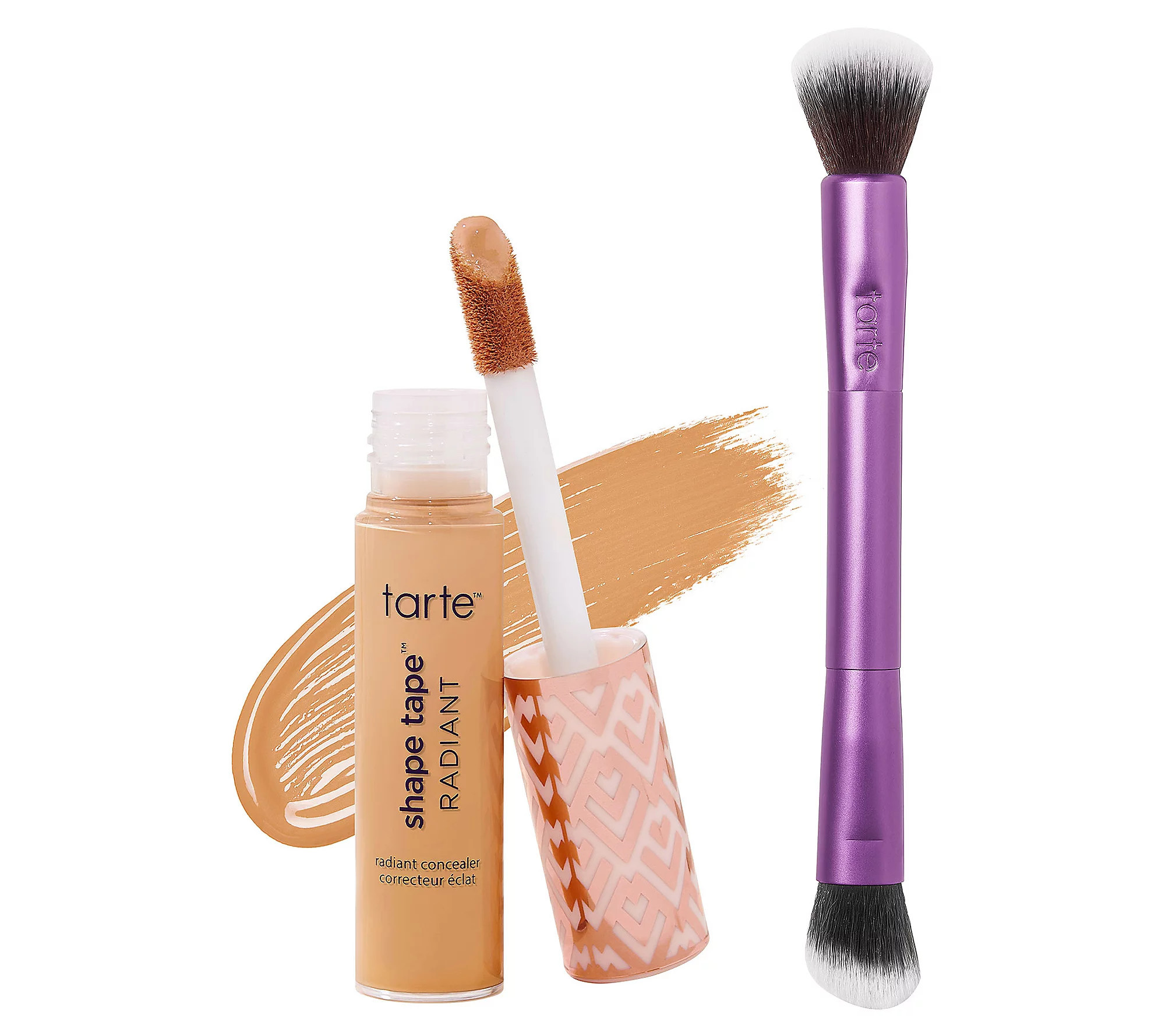 tarte Shape Tape Radiant Concealer & Brush | QVC