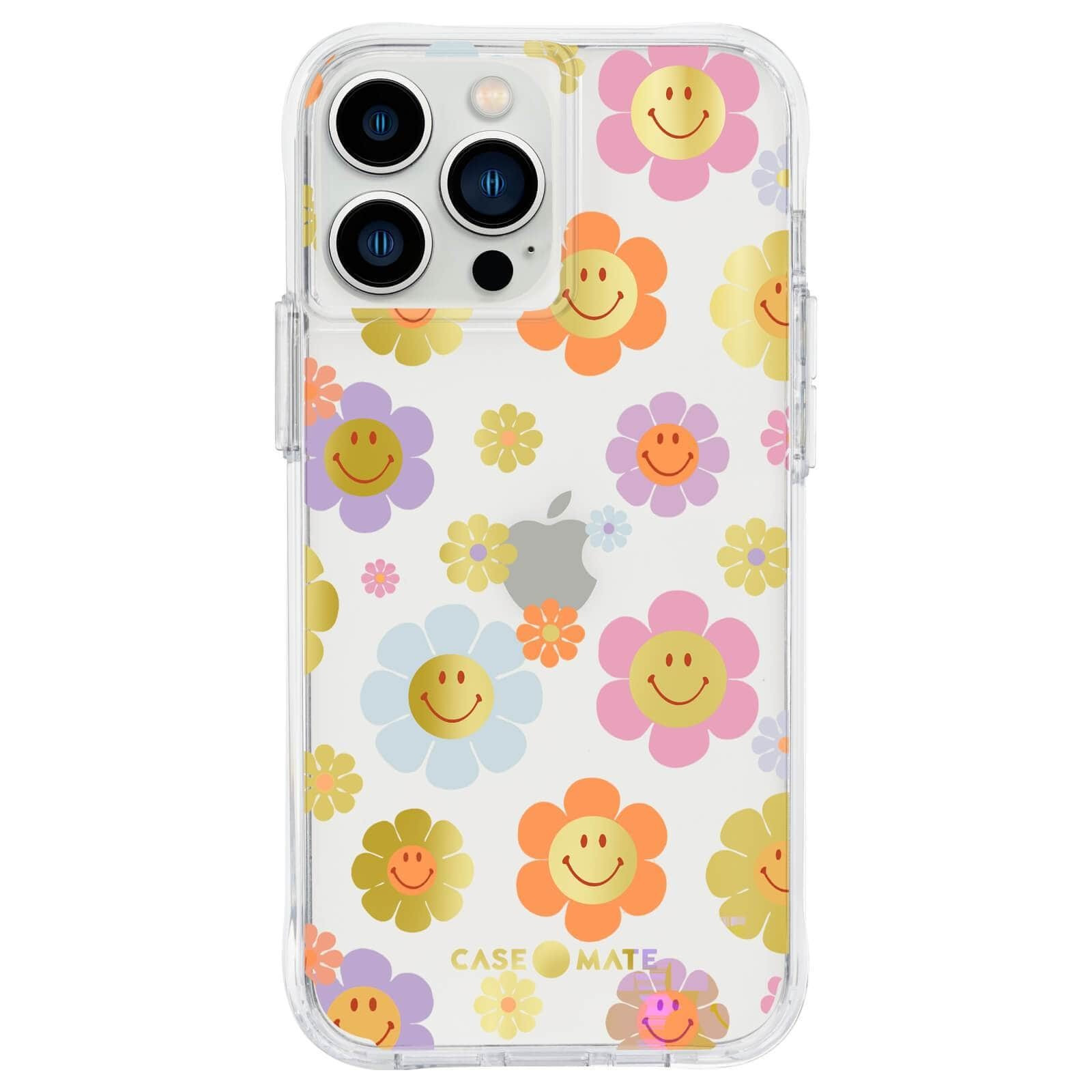 iPhone 13 Pro Max Size Guide Retro Flowers | Case-Mate