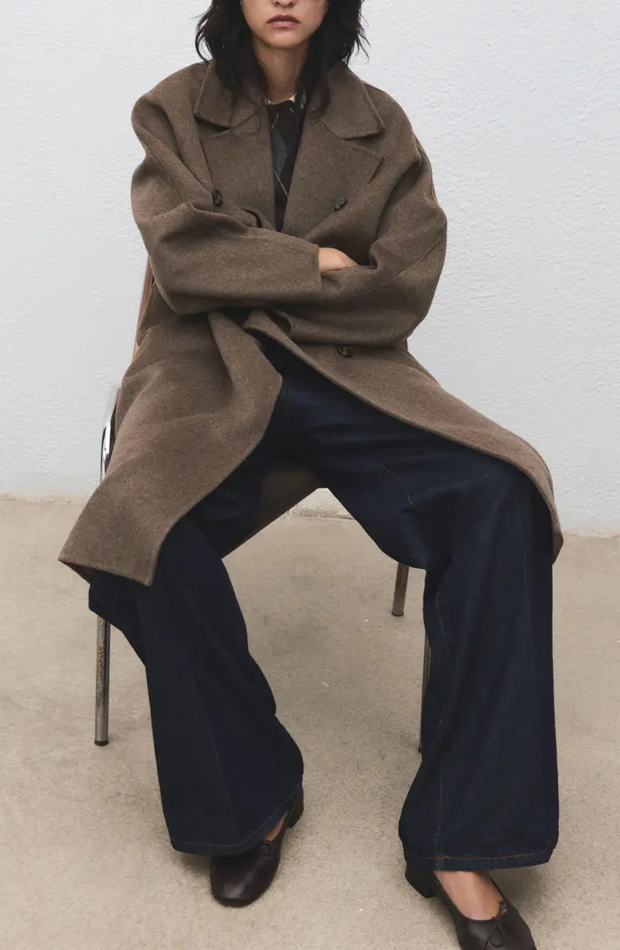 Picarol Double Breasted Wool Blend Coat | Nordstrom