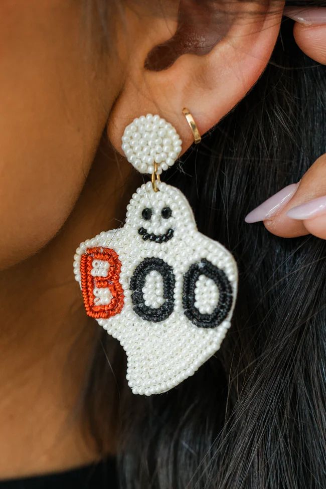 Boo Ghosts Earrings | Pink Lily