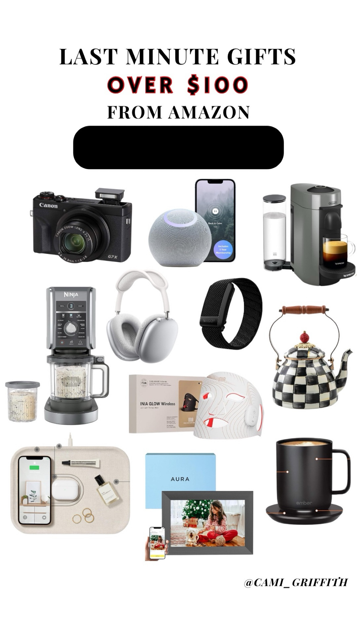 Last minute Christmas gift ideas from Amazon! Splurge worthy gifts, gifts over $100
Travel gifts, home decor gifts, kitchen, hostess gifts, technology gifts, beauty finds, etc. gifts for him, gifts for men, gifts for her

#LTKMens #LTKTravel #LTKGiftGuide