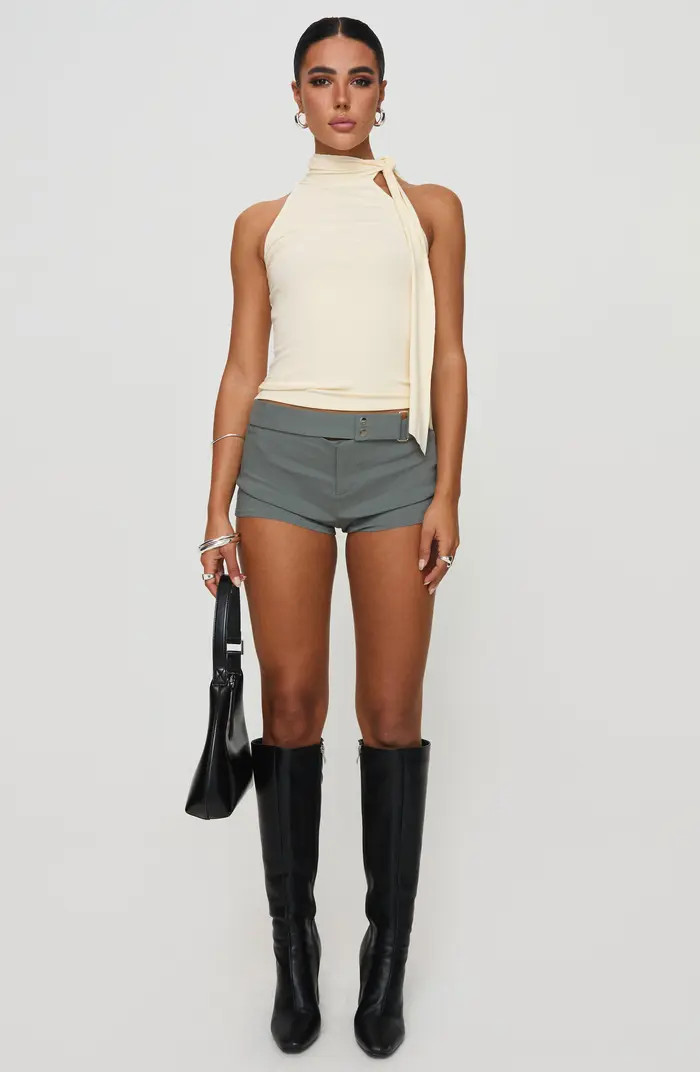Mathias Tie Neck Jersey Top | Nordstrom