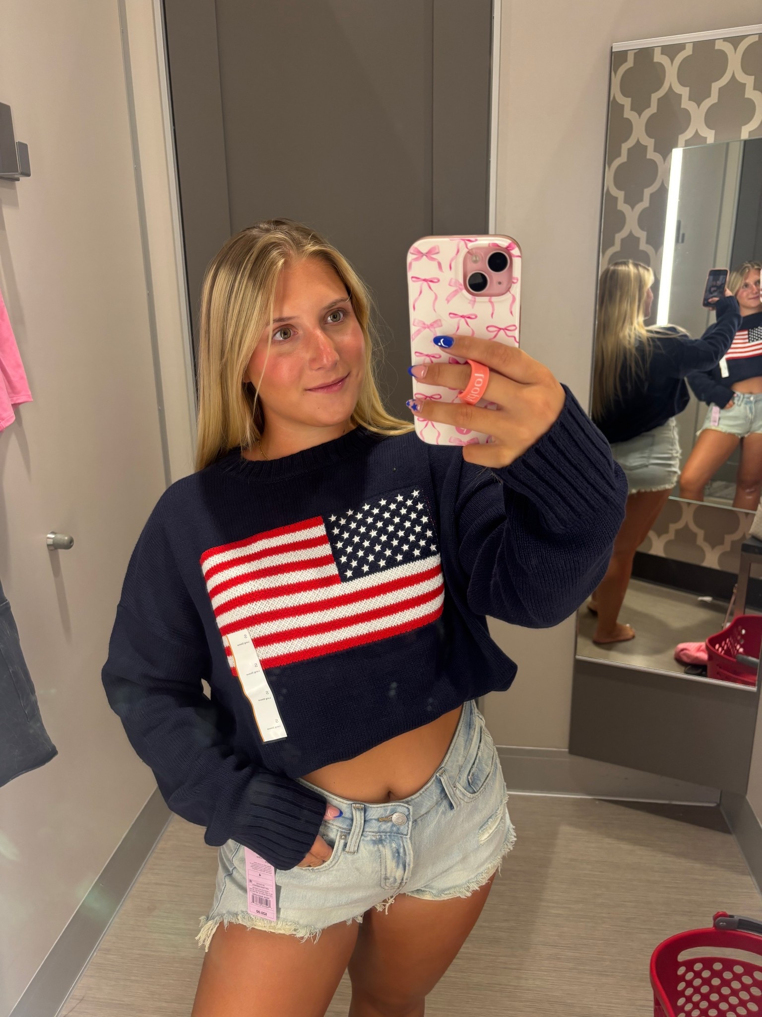Target has the cutest USA themed outfits for the summer! These shorts fit so well and the sweater is so cozy! 

#LTKFindsUnder50 #LTKSummerEdit #LTKStyleTip