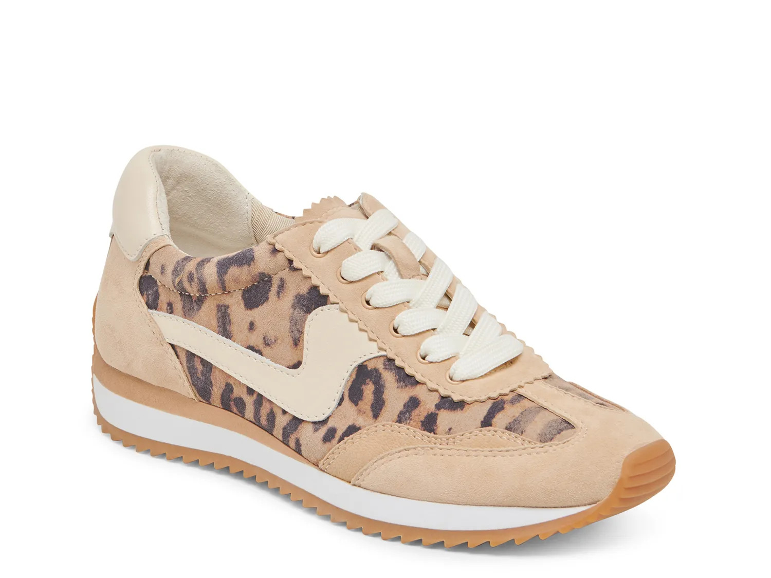 Dolce Vita Notice Jogger Sneaker | Women's | Light Brown Leopard Print | Size 10 | Sneakers | DSW
