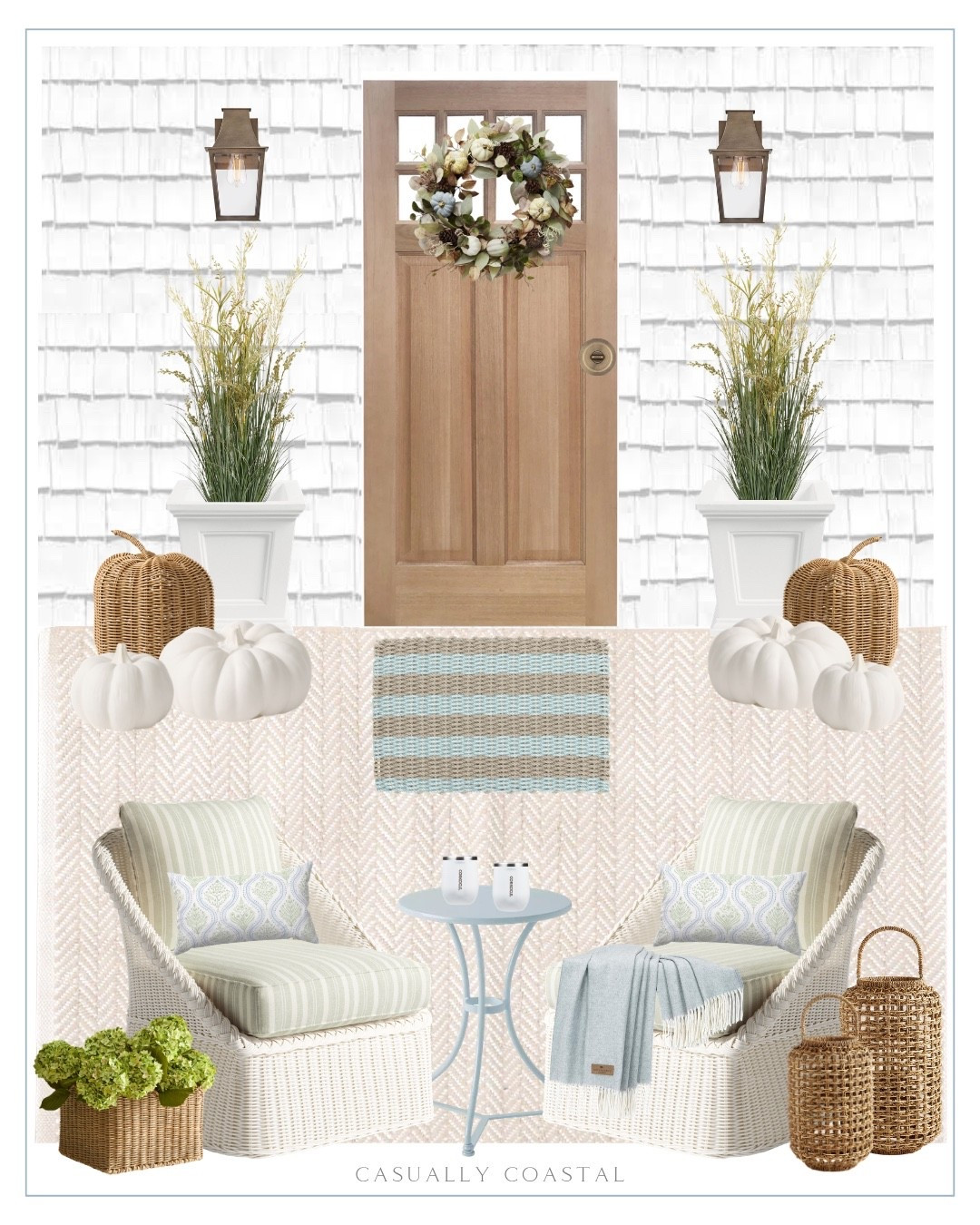 Fall Porch Design

Coastal porch, fall home decor, fall porch, fall decor, Williams Sonoma outdoor chair, outdoor porch furniture, striped outdoor chair, bistro side table, pumpkin patch faux wreath and garland, fall wreath, faux hydrangea bundle, seagrass tapered basket, rattan pumpkin, outdoor large pumpkin, ceramic pumpkin, artificial grass plant, tapered planter, wayfair rug, outdoor rug, neutral rug, coastal rug, indoor/outdoor rug, lobster rope doormat, coastal doormat, paisley lumbar pillow, coastal throw blanket, outdoor lantern, corkcicle stemless wine tumbler, pottery barn lantern, flickering flawless wax pillar candle

#LTKHome #LTKSeasonal