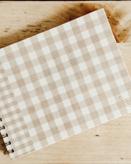 The cutest gingham meal planner with tear away pages. 

#LTKhome #LTKfindsunder50