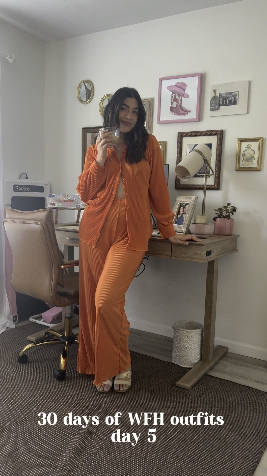 This pop of color is perfect for the house, I smiled every time I saw my reflection 🤭🍊 so comfortable and stretchy, and lightweight for the summer! I got a size M and it was long enough for me (I’m 5’9). 

#LTKstyletip #LTKworkwear