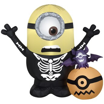 Universal 3-ft Lighted Despicable Me Minion Stuart Inflatable | Lowe's