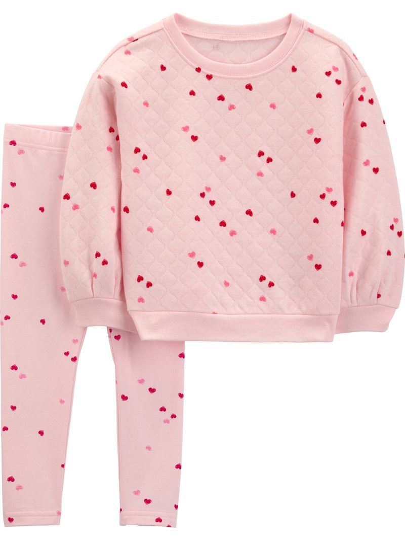 Carter's Child of Mine Baby and Toddler Girl Valentine's Outfit Set, Sizes 12M-5T | Walmart (US)