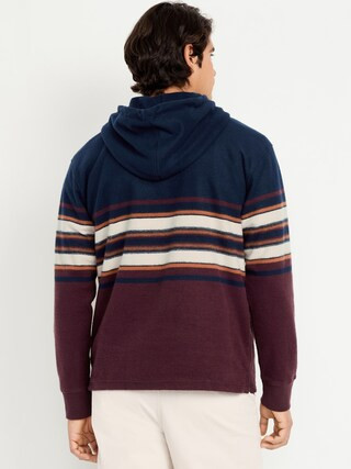Plush Rugby Pullover Hoodie | Old Navy (US)