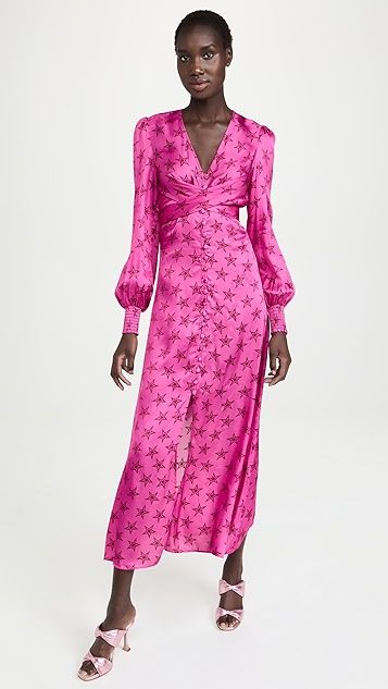 Aurora Retro Star Print Maxi Dress | Shopbop