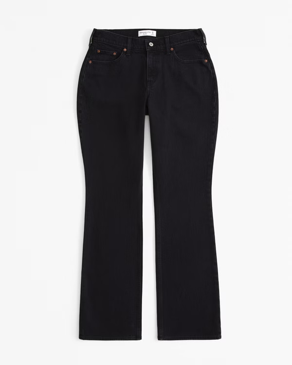 Women's Curve Love Low Rise Boot Jean | Women's Clearance | Abercrombie.com | Abercrombie & Fitch (US)