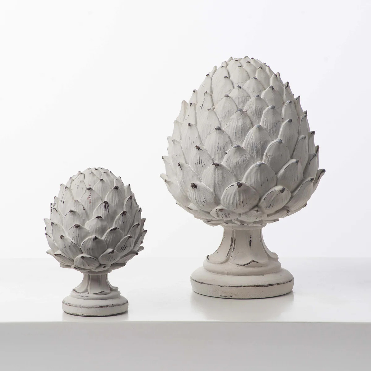 Weathered Ivory Artichoke Farmhouse Home Décor | Darby Creek Trading