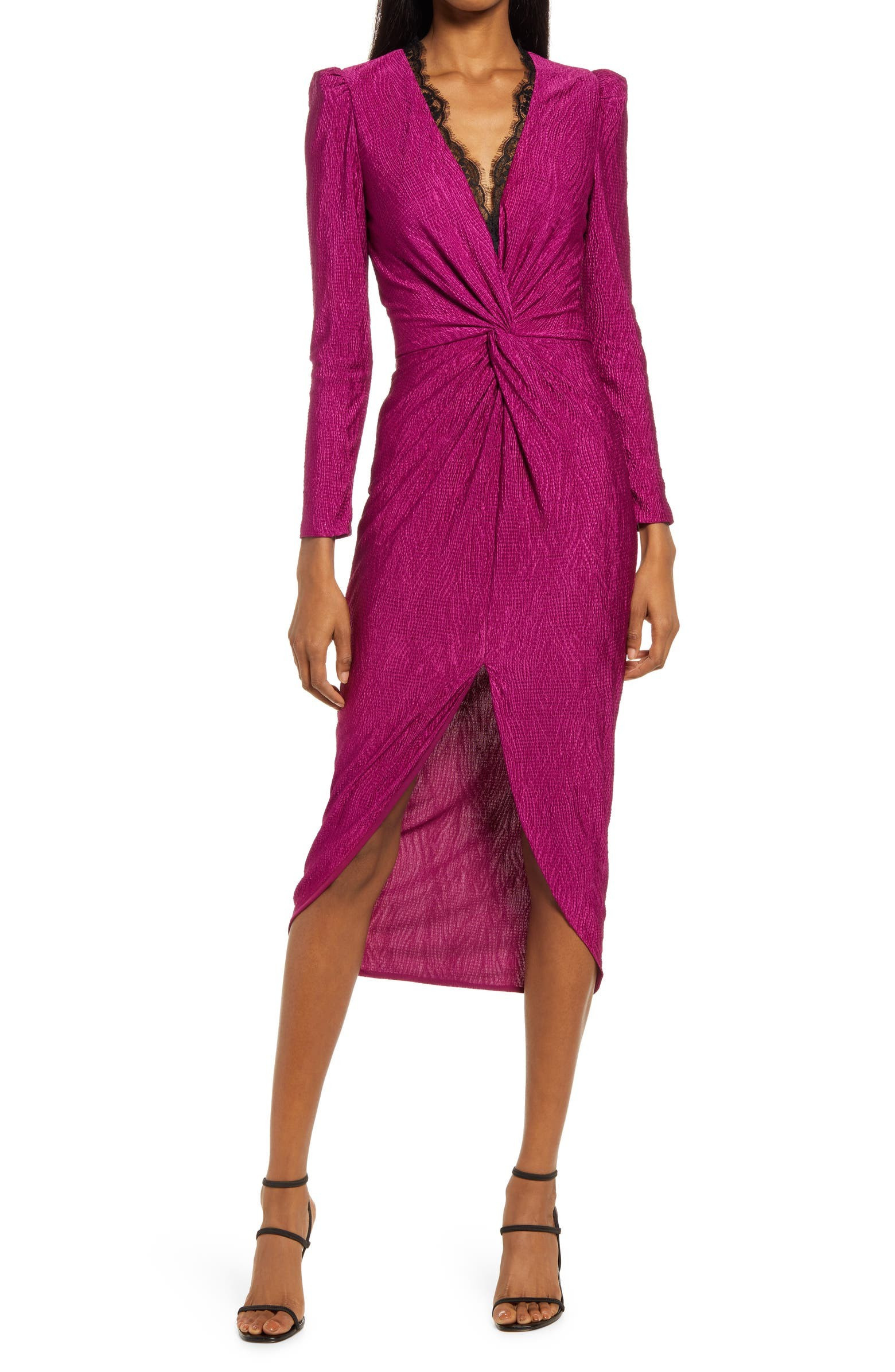 Kiersey Puff Shoulder Long Sleeve Dress | Nordstrom | Nordstrom