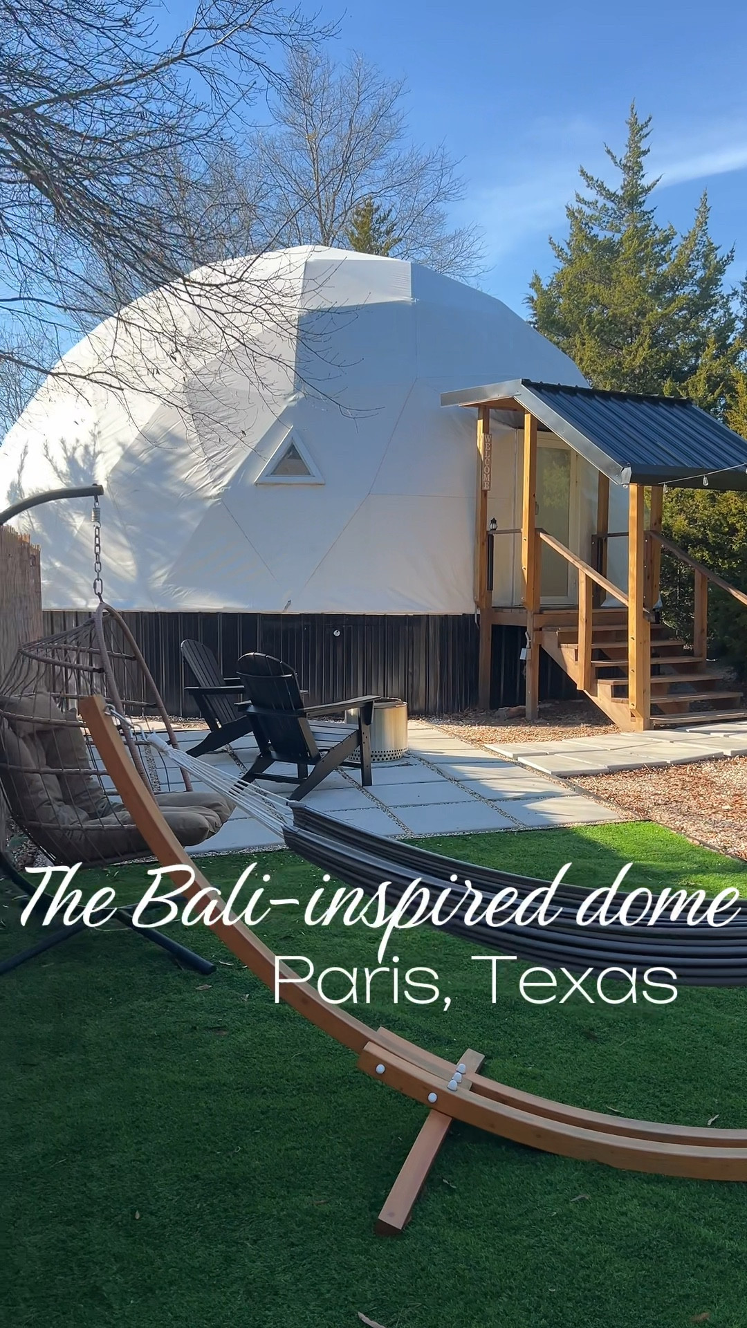 Staying at the Bali Dome at @wanderglamping was such a peaceful and unforgettable experience 🤍 every detail made the space feel warm, intentional, and incredibly special. It truly felt like stepping away from everything and allowing myself to slow down.

Link in bio to book ✨ glamping dome Texas, Bali inspired glamping, glamping getaway Texas, luxury glamping experience, aesthetic glamping stay, romantic glamping dome, girls trip glamping ideas, solo reset getaway, unique stays Texas, glamping vlog aesthetic, travel content creator stay, peaceful getaway ideas, dome glamping experience #glamping #glampingtexas #travelvlog #wanderlust #uniqueairbnb