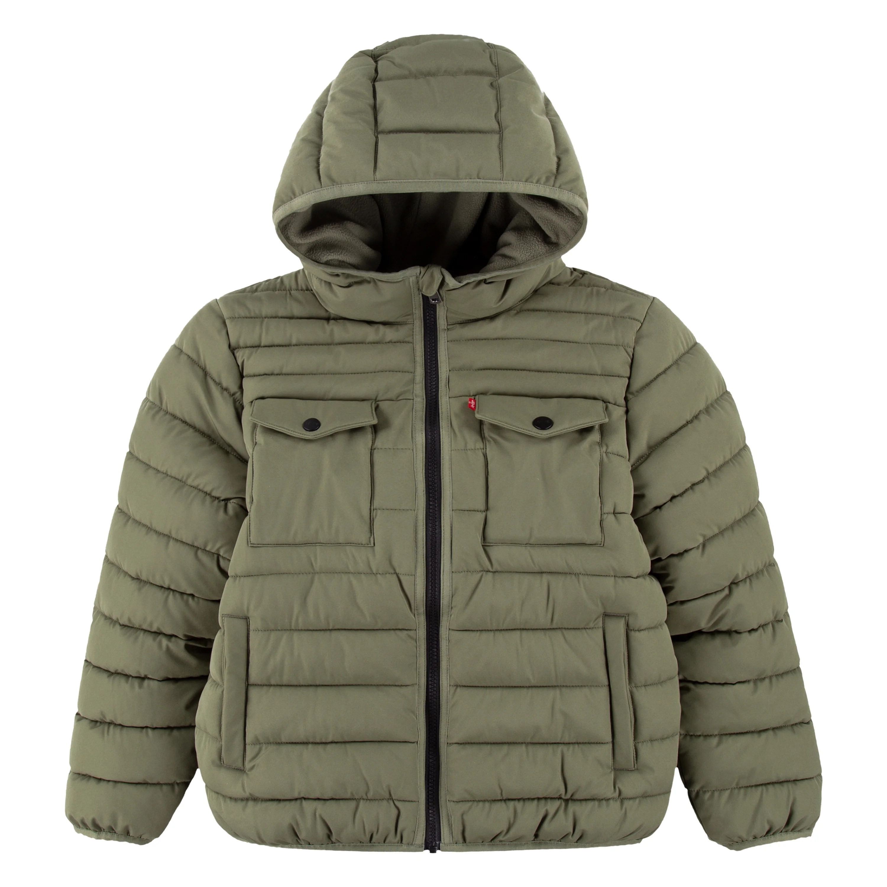 Levi's Boys' Heavyweight Puffer Jacket with Hood, Sizes 8-20 | Walmart (US)