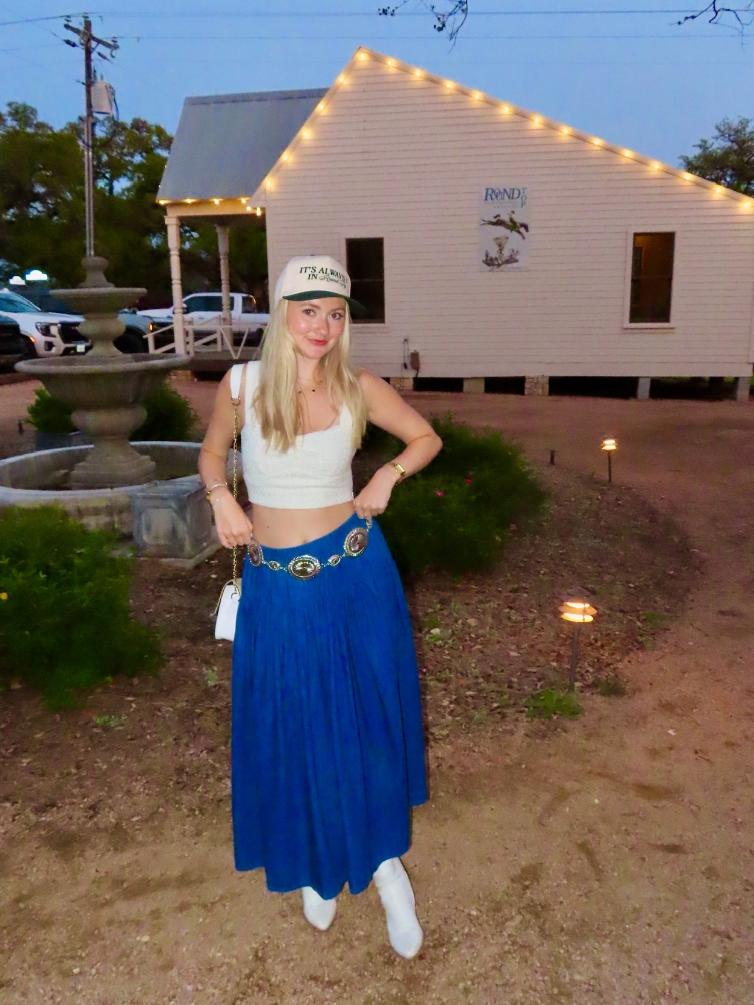Round Top outfit! Most of my outfit was thrifted including the vintage denim skirt! I tagged products to recreate this look 

 

#LTKSummerEdit #LTKFindsUnder50 #LTKStyleTip