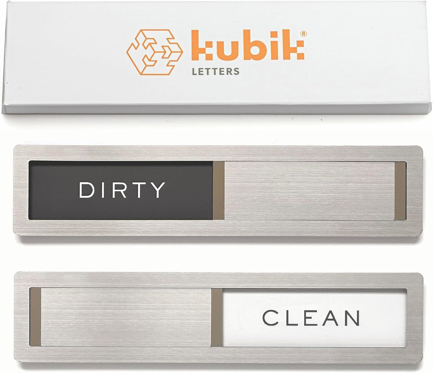 Dishwasher Magnet Clean Dirty Sign by Kubik Letters, Kitchen Organization | Amazon (US)