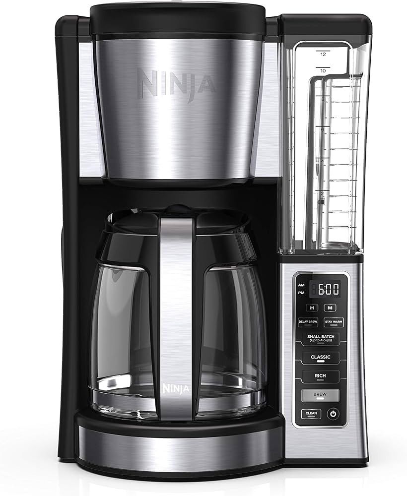 Ninja CE251 12-Cup Programmable Coffee Brewer with Permanent Filter, 2 Brew Styles Classic & Rich... | Amazon (US)