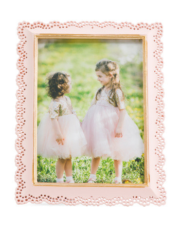 5x7 Two Tone Eyelet Tabletop Picture Frame | TJ Maxx