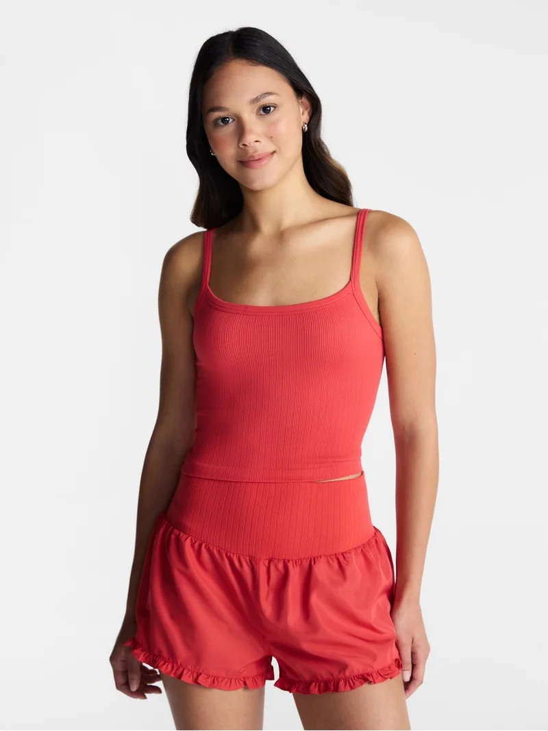 No Boundaries Seamless Tank Top, Women's XXS-XXL | Walmart (US)