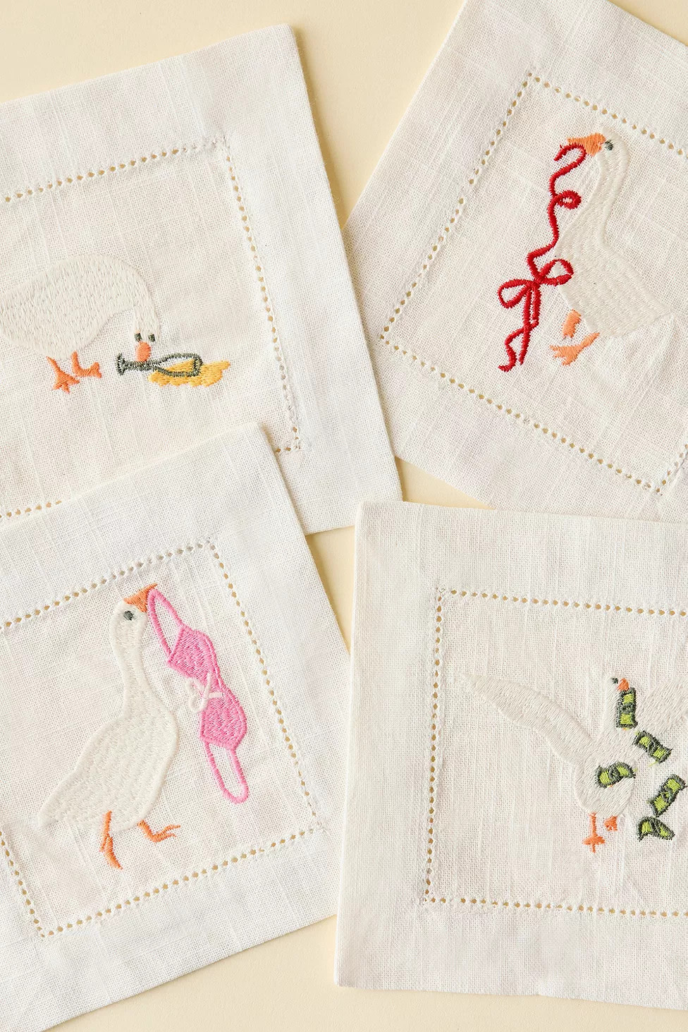 Silly Goose Cocktail Napkin Kit 4-Pack | Urban Outfitters UK